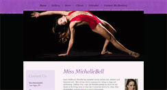 Desktop Screenshot of missmichellebell.com