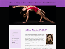 Tablet Screenshot of missmichellebell.com
